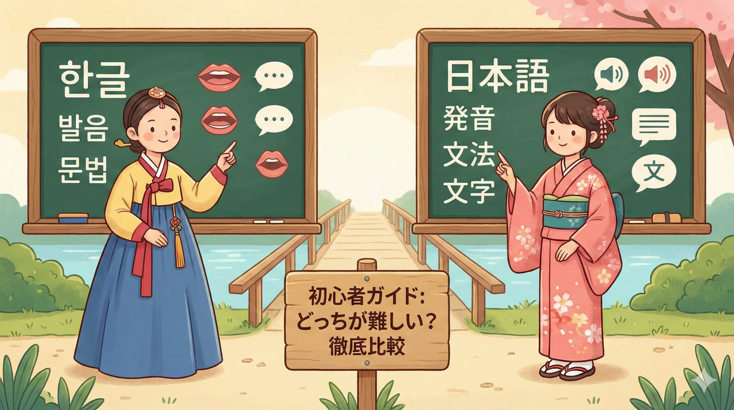 韓国語 日本語 どっちが難しい